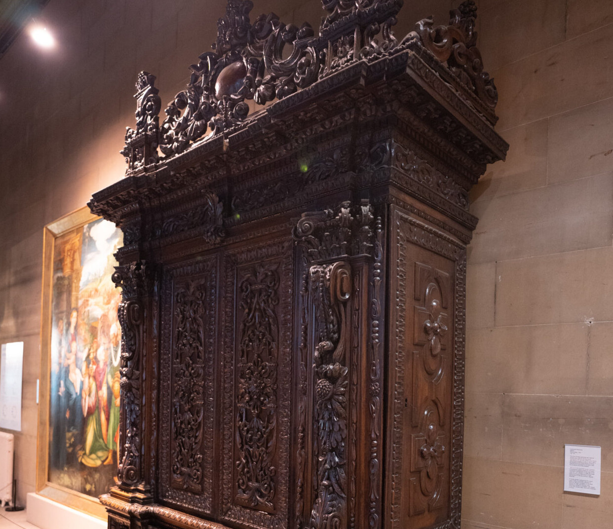 An antique armoire