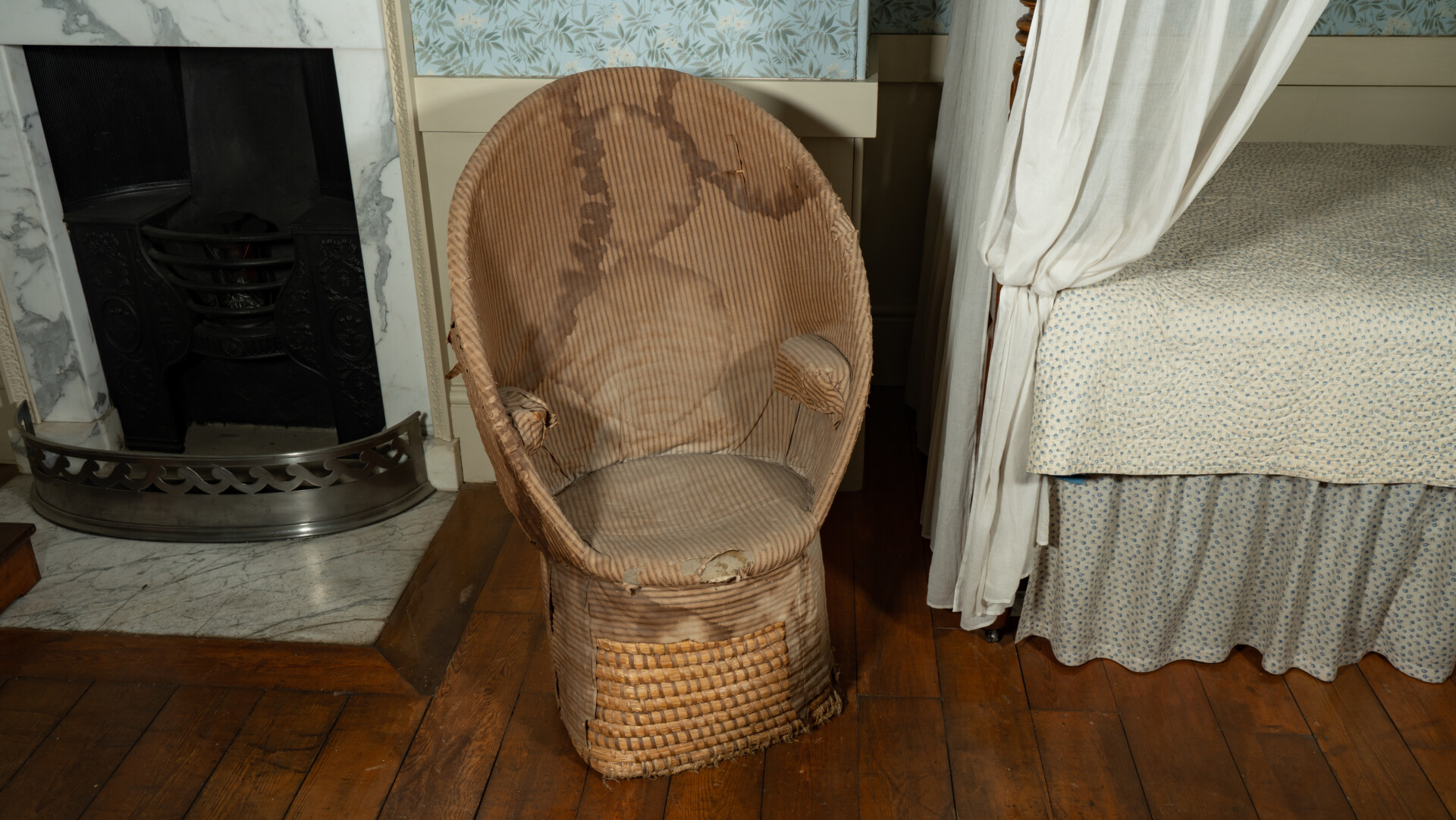 An antique chair.
