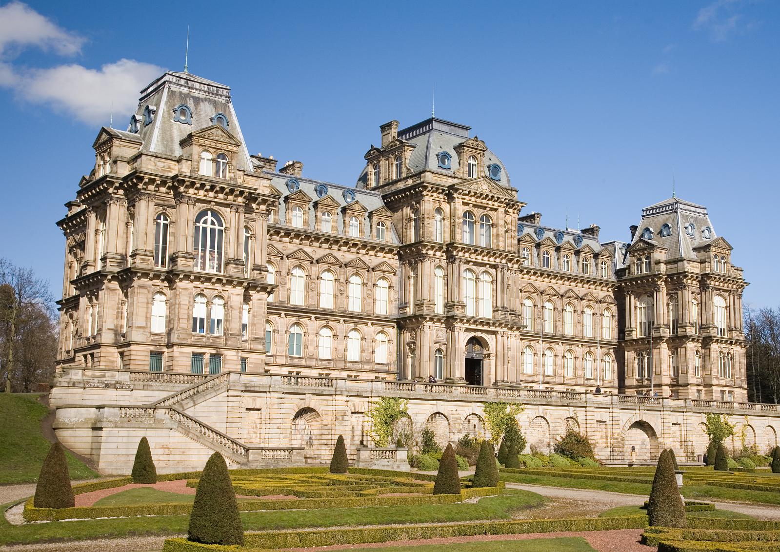 Interior galleries at The Bowes Museum